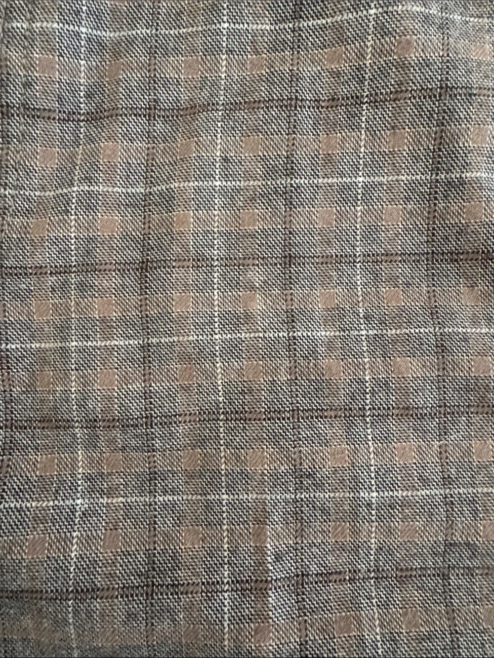 Cotton On Brown Plaid Slim Fit Men’s Chinos